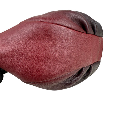 Fendi Selleria Leather Chain Hobo Shoulder Bag Tote