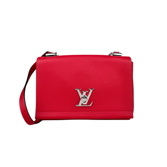 Louis Vuitton Lockme II Top Handle Rubis Calfskin