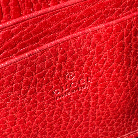 Gucci Dionysus Mini Chain Bag Leather Red Chain Wallet