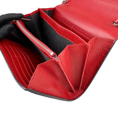 Gucci Dionysus Mini Chain Bag Leather Red Chain Wallet