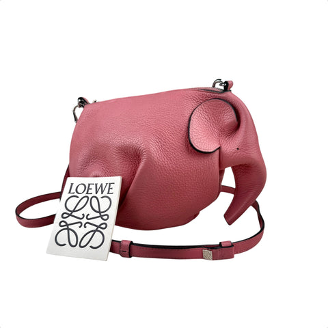 Loewe Mini Elephant Leather Crossbody Bag