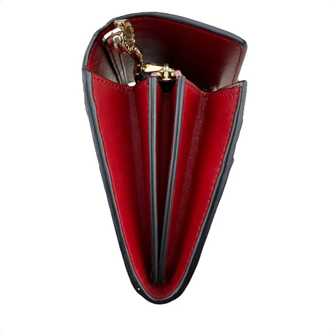 Bvlgari Serpenti Forever Chain Wallet Flamingo