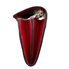 Pre-owned bvlgari-serpenti-forever-chain-wallet-flamingo-front