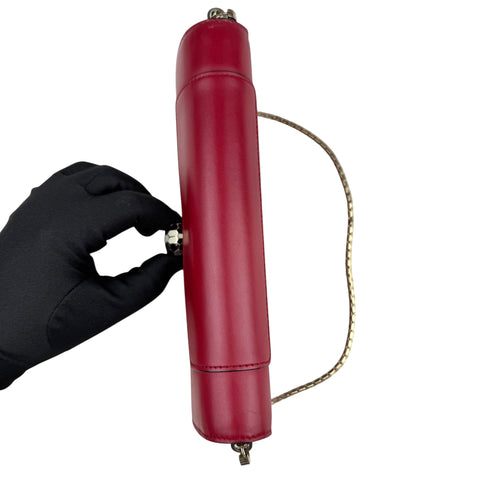 Bvlgari Serpenti Forever Chain Wallet Flamingo