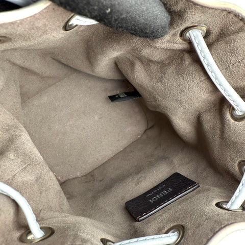 Fendi Mon Tresor Bucket Bag In Grigio Perla