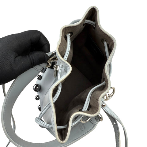 Fendi Mon Tresor Bucket Bag In Grigio Perla