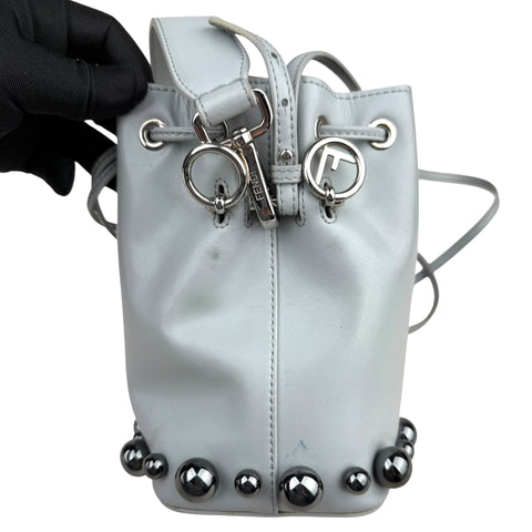 Fendi Mon Tresor Bucket Bag In Grigio Perla