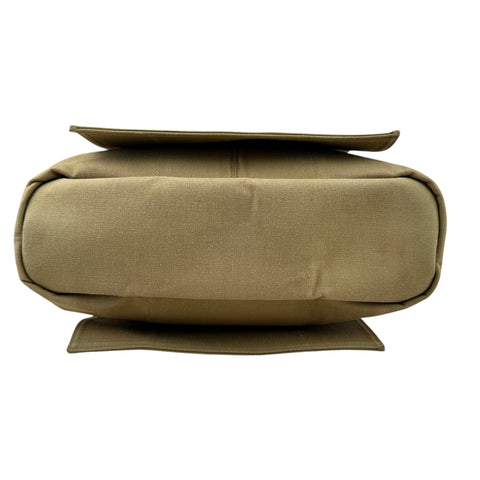 Hermès Khaki Cabag Elan Canvas Satchel