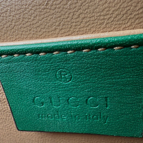 Gucci Emerald Snakeskin Ophidia Shoulder Bag