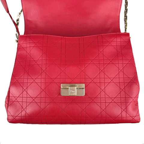 Dior Diorling Shoulder Bag Red