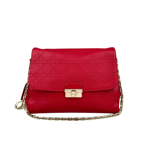 Dior Diorling Shoulder Bag Red
