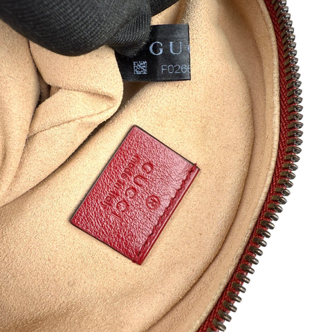 Gucci GG Marmont Round Shoulder Bag Red