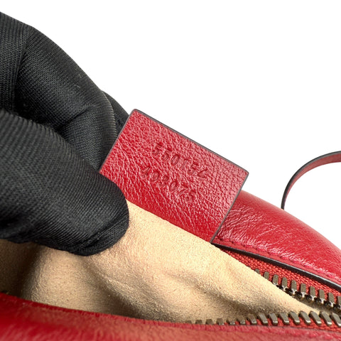 Gucci GG Marmont Round Shoulder Bag Red