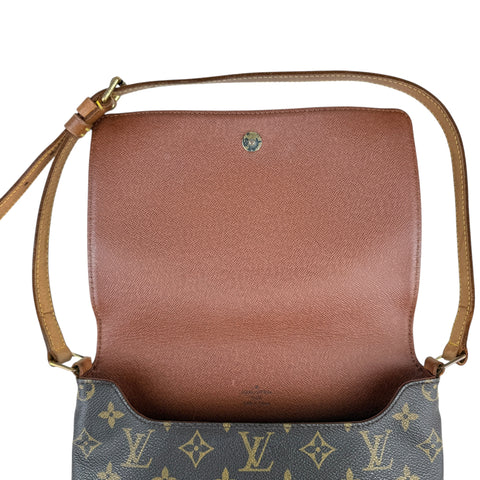 Brown Louis Vuitton Monogram Musette Tango Short Strap Shoulder Bag
