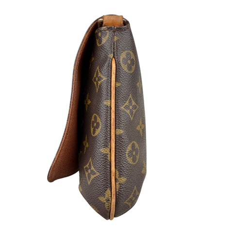 Brown Louis Vuitton Monogram Musette Tango Short Strap Shoulder Bag