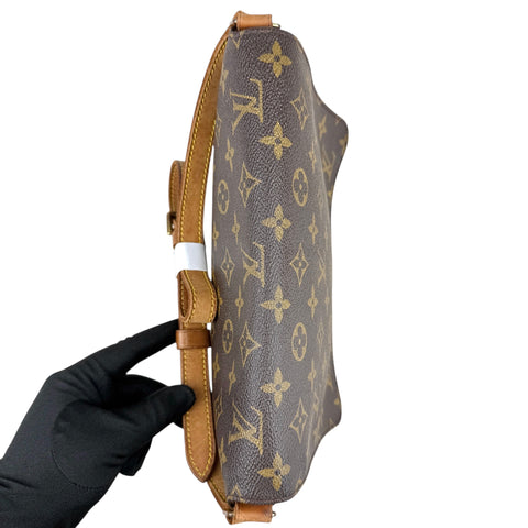Brown Louis Vuitton Monogram Musette Tango Short Strap Shoulder Bag