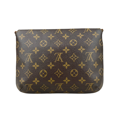 Brown Louis Vuitton Monogram Musette Tango Short Strap Shoulder Bag
