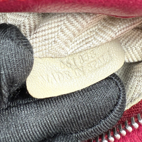 Loewe Red Mini Puzzle Satchel