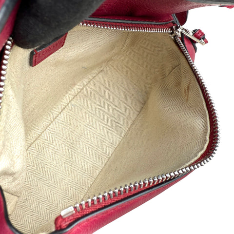 Loewe Red Mini Puzzle Satchel