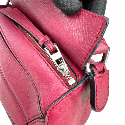 Loewe Red Mini Puzzle Satchel