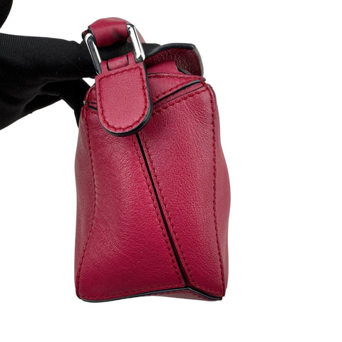 Loewe Red Mini Puzzle Satchel