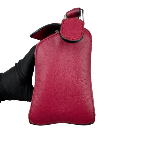 Loewe Red Mini Puzzle Satchel