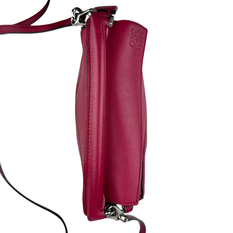 Loewe Red Mini Puzzle Satchel