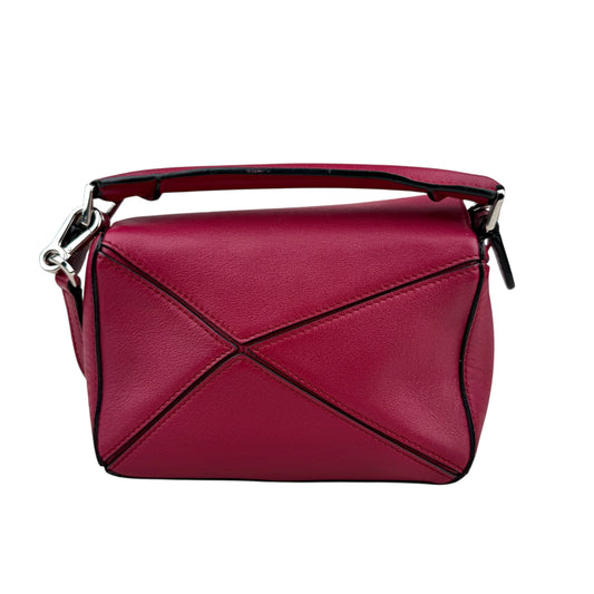 Loewe Red Mini Puzzle Satchel