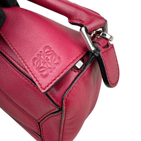 Loewe Red Mini Puzzle Satchel