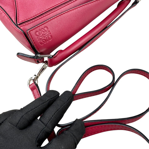 Loewe Red Mini Puzzle Satchel