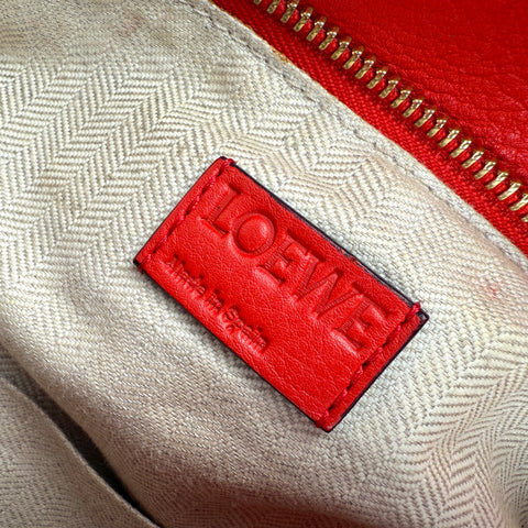 Loewe Medium Puzzle Bag Satchel Red