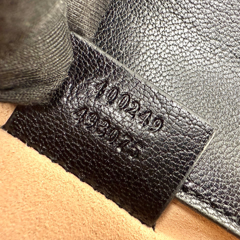 Gucci Dionysus Shoulder Bag – Black & White Geometric Leather with Silver Chain