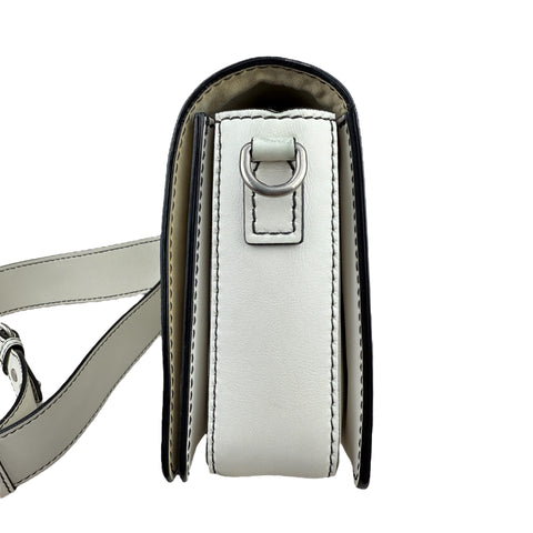 Dior J'adior White Crossbody Bag in Calfskin, Silver hardware