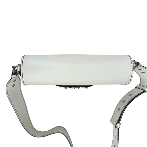 Dior J'adior White Crossbody Bag in Calfskin, Silver hardware