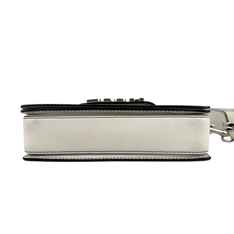 Dior J'adior White Crossbody Bag in Calfskin, Silver hardware
