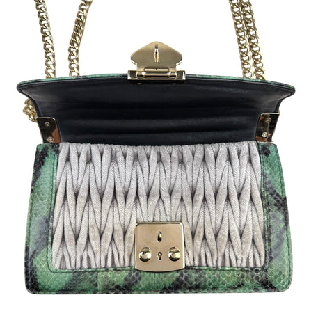 Miu Miu Confidential colour block lambskin bag