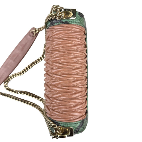 Miu Miu Confidential colour block lambskin bag