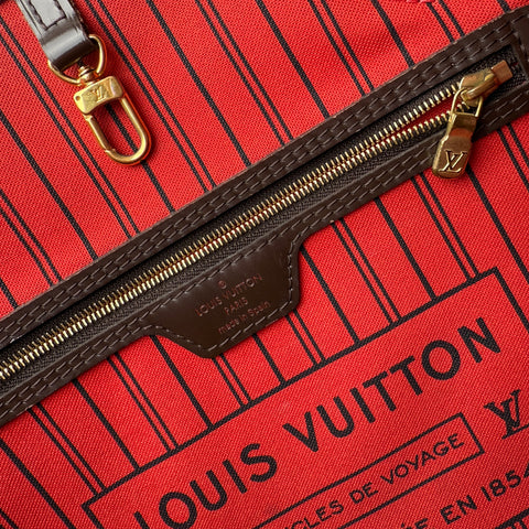 Louis Vuitton Neverfull Tote MM Brown Canvas