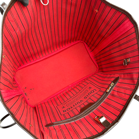 Louis Vuitton Neverfull Tote MM Brown Canvas