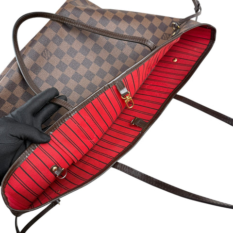 Louis Vuitton Neverfull Tote MM Brown Canvas