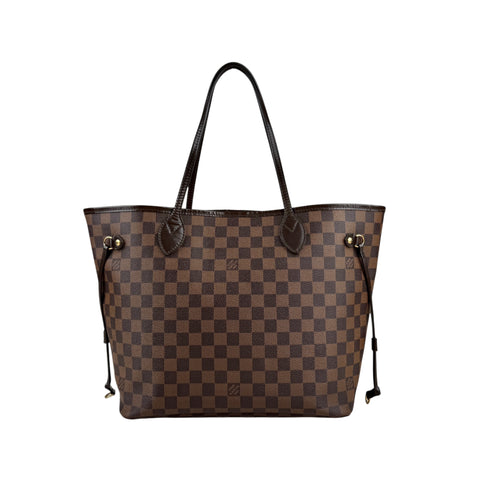 Louis Vuitton Neverfull Tote MM Brown Canvas