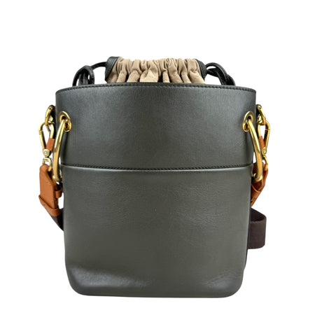 Chloé Roy Bucket Bag Medium Green Leather