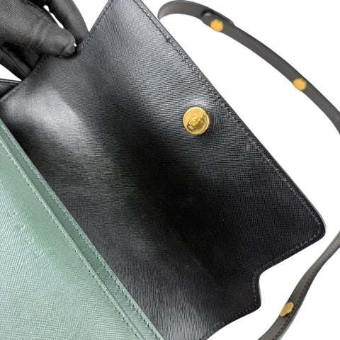 Marni Trunk Black Olive Leather Trunk Handbag