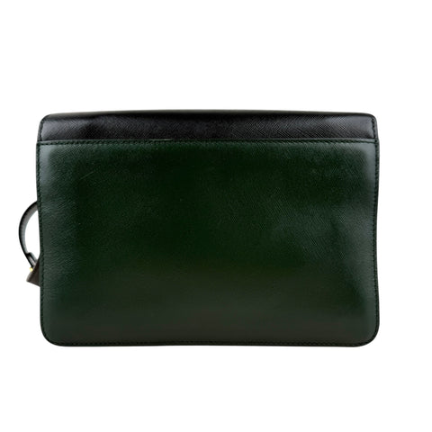 Marni Trunk Black Olive Leather Trunk Handbag