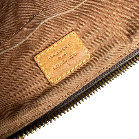 Louis Vuitton Palermo Shoulder Bag PM Brown Canvas