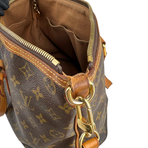 Louis Vuitton Palermo Shoulder Bag PM Brown Canvas