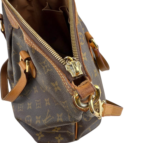 Louis Vuitton Palermo Shoulder Bag PM Brown Canvas
