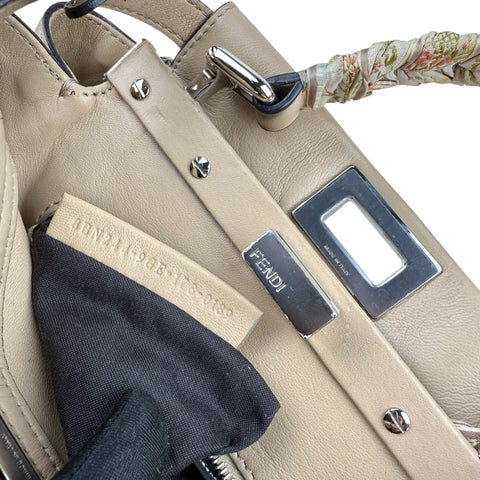 Fendi Peekaboo Mini Handbag Beige