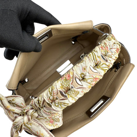 Fendi Peekaboo Mini Handbag Beige