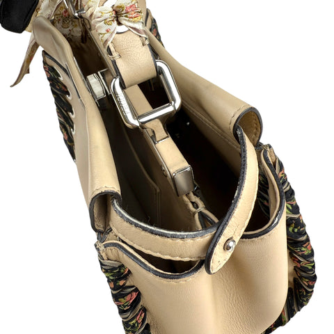 Fendi Peekaboo Mini Handbag Beige